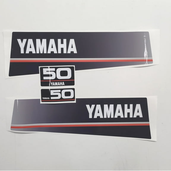 411 Decals Aftermarket Replacement for Yamaha 50 (1991) Outboard Decal (Sticker) Set