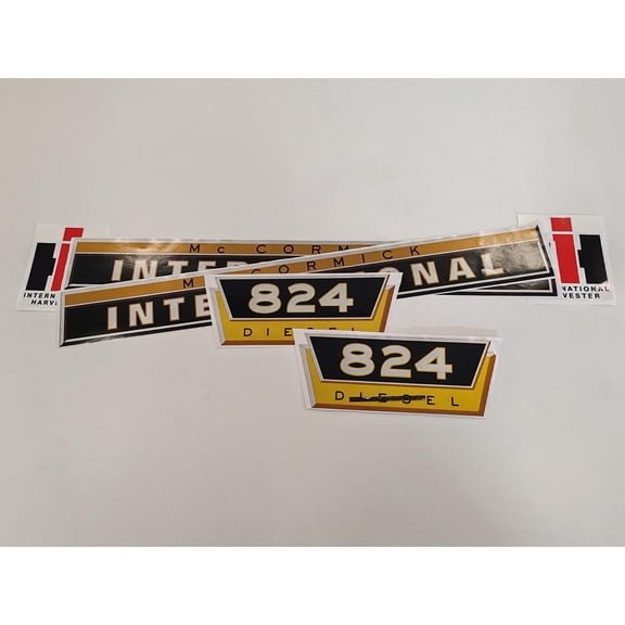 411 Decals Replacement for International McCormick 824 Tractor Decal Sticker Set