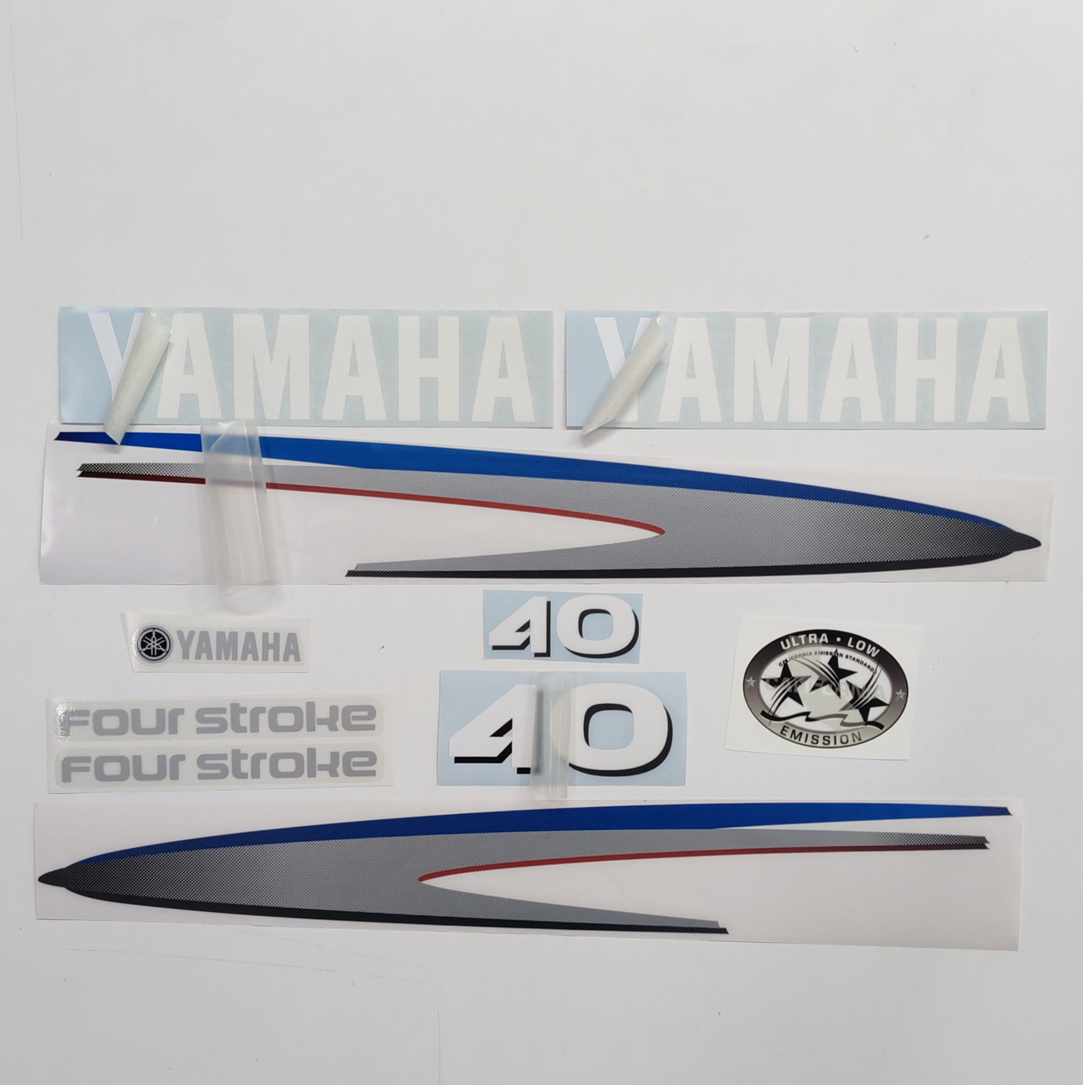 411 Decals Replacement for Yamaha 40 Four Stroke 2002-2006 Aftermarket ...