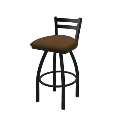 411 Jackie 25" Low Back Swivel Counter Stool with Black Wrinkle Finish and Rein Thatch Seat