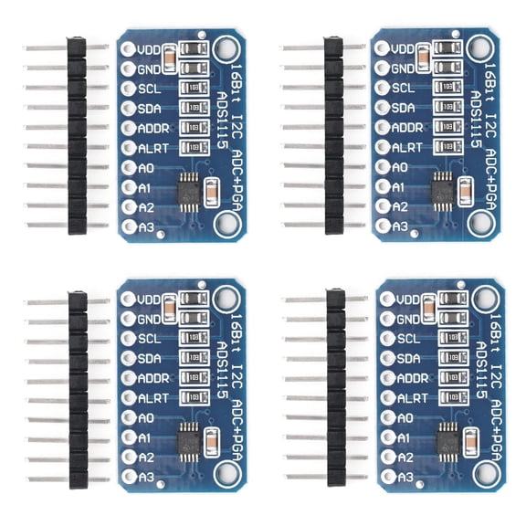 4111516-bit 16-byte 4-channel 2 analog-to-digital converter with programmable gain amplifier high-precision converter board suitable for Raspberry Pi