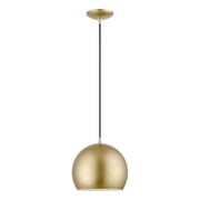 41181-33 Livex Lighting Piedmont - 1 Light Pendant In Transitional Style-15 Inches Tall and 10 Inches Wide -Traditional Installation