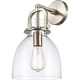 thumbnail image 1 of 412-1W-SN-8CL Innovations Lighting Newton-One Light Wall Sconce-8 Inches Wide by 14.5 Inches High, 1 of 3
