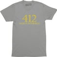 thumbnail image 1 of 412 Made In Pittsburgh Area Code Sl City Pennsylvania PA Men T-Shirt, 1 of 4