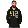 thumbnail image 1 of 412 Pittsburgh Pennsylvania Area Code Hoodie Sweatshirt Women Men Brisco Brands S, 1 of 6