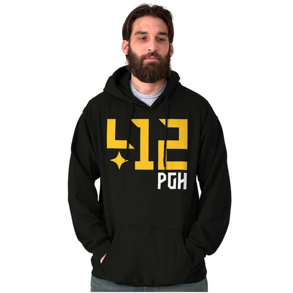 412 Pittsburgh Pennsylvania Area Code Hoodie Sweatshirt Women Men Brisco Brands S