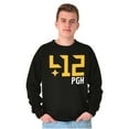 thumbnail image 1 of 412 Pittsburgh Pennsylvania Area Code Sweatshirt for Men or Women Brisco Brands S, 1 of 6