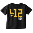 thumbnail image 1 of 412 Pittsburgh Pennsylvania Area Code Toddler Boy Girl T Shirt Infant Toddler Brisco Brands 4T, 1 of 1