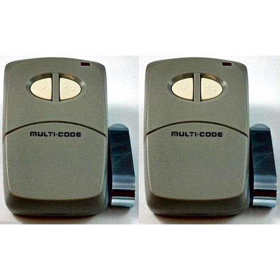 4120 2PACK Multi-Code 2-Button Remote multicode MCS412001 300mh 3089 1090