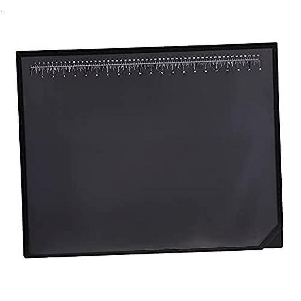 41200 20" x 31" Pad Lifttop Desktop Organizer Desk Mat, Black/Clear .4
