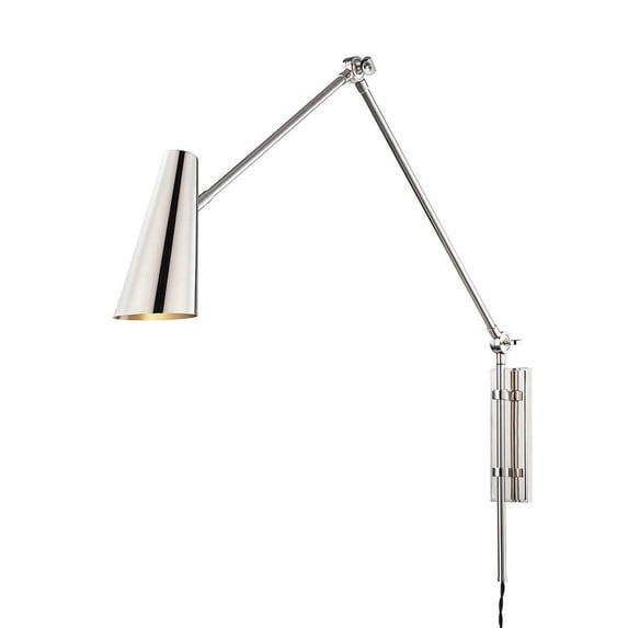 4121-PN-Hudson Valley Lighting-Lorne - One Light Wall Sconce in Contemporary Style - 4 Inches Wide by 26 Inches High-Polished Nickel Finish