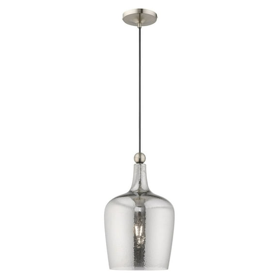 Livex Lighting - Art Glass - 1 Light Mini Pendant in Coastal Style - 9.25 Inches