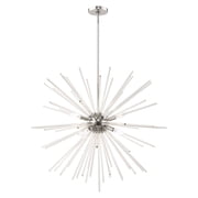 41258-05 Livex Lighting Utopia - 8 Light Pendant-Polished Chrome Finish