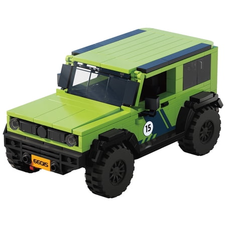 413PCS Suzuki Jimny Building Blocks Model Kit,Retro Off-Road Vehicle Collectible Desk Decor, Perfect Gift for Car Enthusiasts Boys Teens Adults