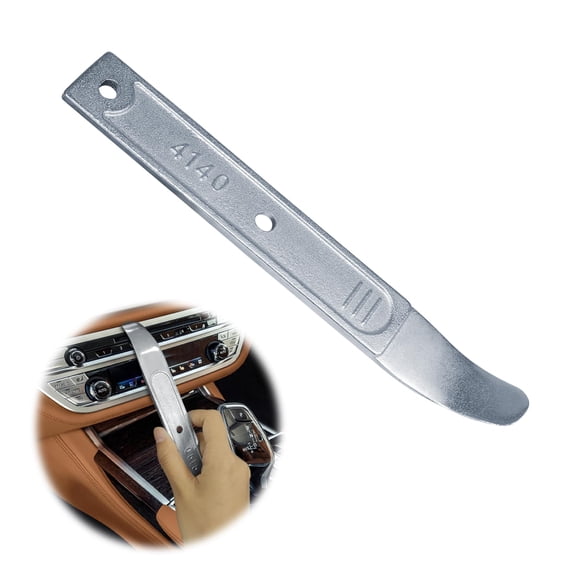 4140 Pry Tool, Trim Removal Tool, Panel Removal Tools for Auto Trim, Interior Door Trim Pry Tool, Panel Popper Tool, Metal Pry Bar for Automotive Planes, Automotive Tools