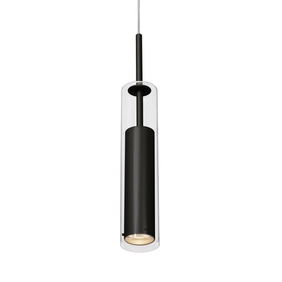 41411-BK-Kuzco Lighting-Jarvis - 1 Light Pendant-12.63 Inches Tall and 2.75 Inches Wide-Black Finish -Traditional Installation