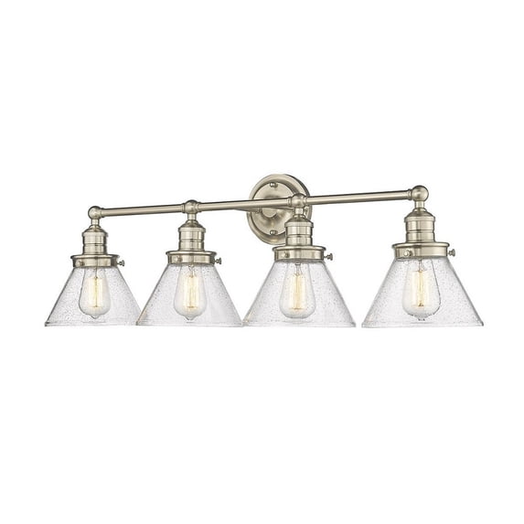 4144-MG-Millennium Lighting-Eyden - 4 Light Bath Vanity-11.25 Inches Tall and 34.88 Inches Wide-Modern Gold Finish