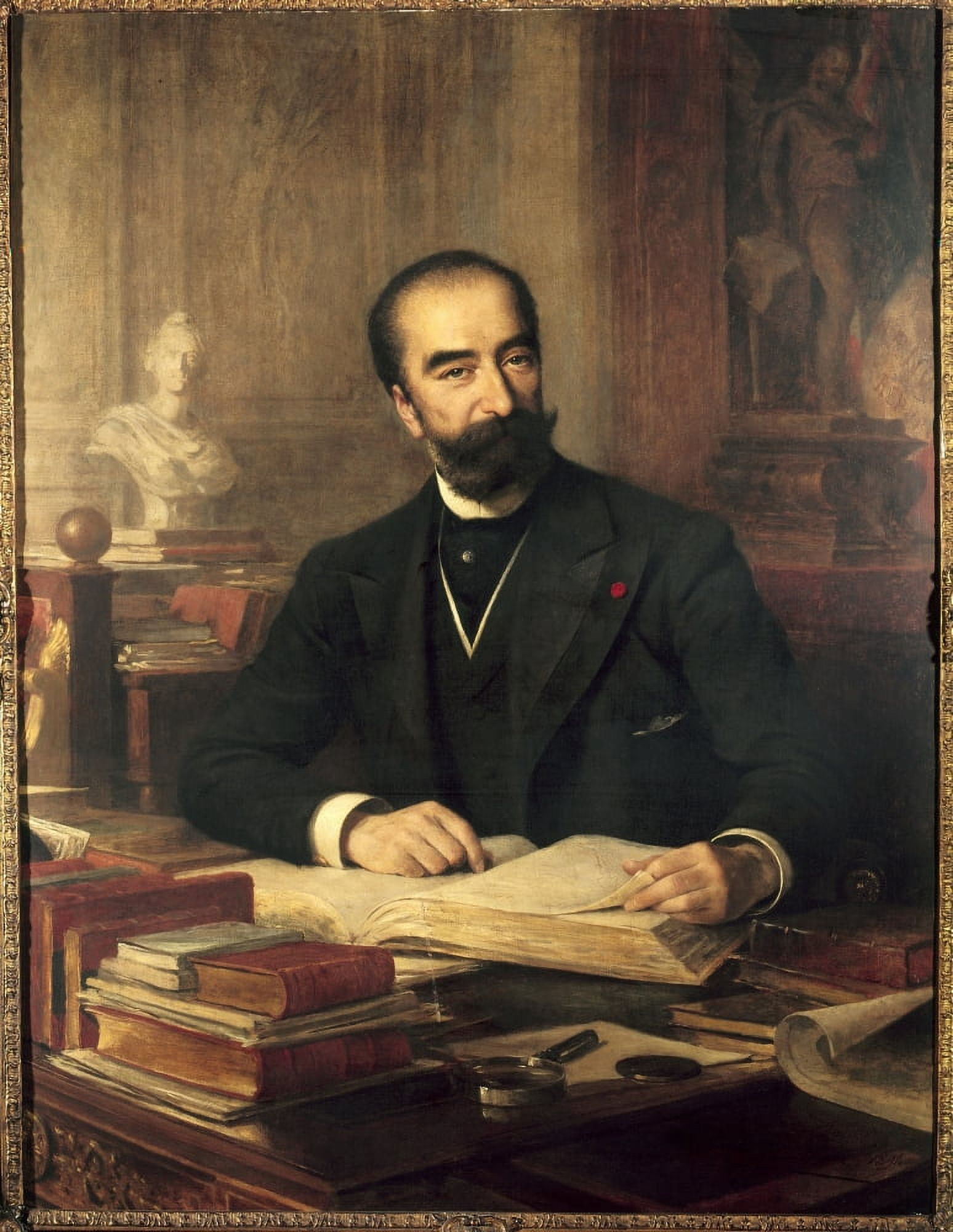4147 T Chartreau (19Th Century) French School Canvas Art - (18 x 24)