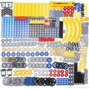 414pcs Technical-Gear Set Compatible with Parts Technic-Beams-Differential-Gear-Rack- Axles-Connector-Wheels