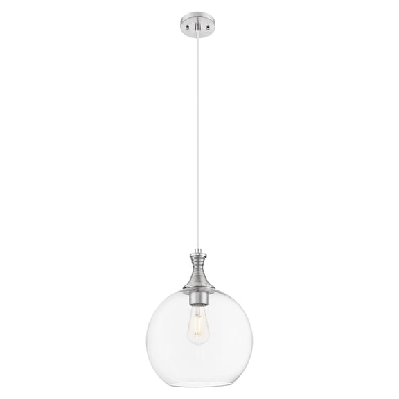 415-1P-SN-G122-12 Innovations Lighting Astor - 1 Light Cord Hung Mini Pendant-12 Inch Wide and 15.5 Inch Tall-Satin Nickel Finish