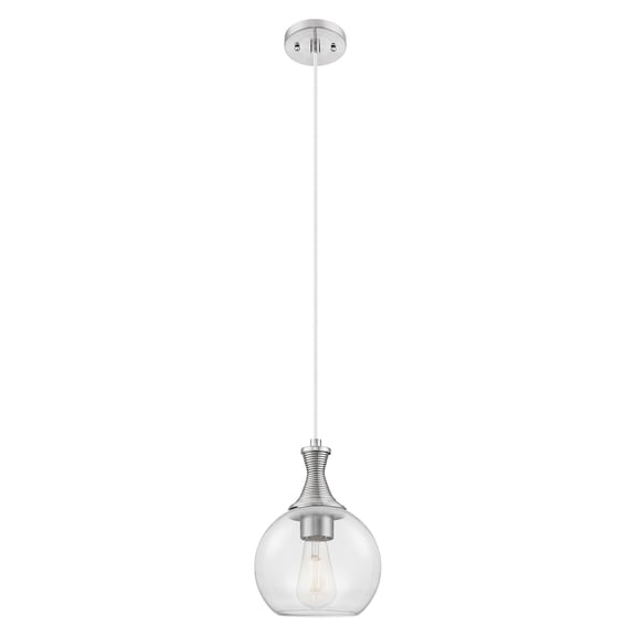 415-1P-SN-G122-8 Innovations Lighting Astor - 1 Light Cord Hung Mini Pendant-8 Inch Wide and 12 Inch Tall-Satin Nickel Finish