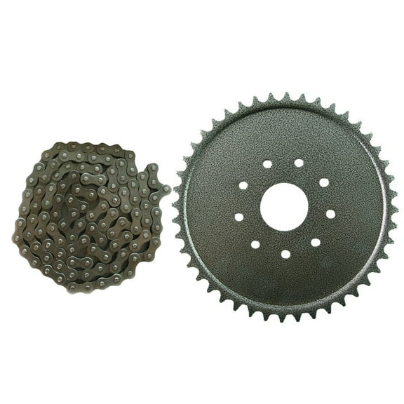 JRL Easy Installation 415 Sprocket Chain 44T Rear Sprocket for 49cc-80cc Motorized Bikes