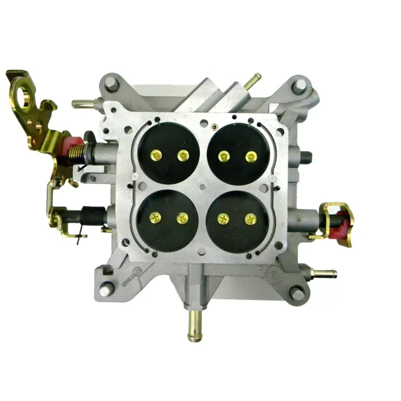 4150 Double Pumper Carburetor Throttle Base Plate 4 Corner - Precision Fit for Holley 650/750 High-Performance Engine Upgrade, Corrosion-Resistant Aluminum
