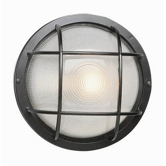 Open Box 41505 WH Trans Globe Lighting The Standard - One Light Medium Bulkhead-White Finish