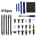 thumbnail image 1 of 415Pcs Car Body Plastic Trim Retainer Fastener Clips Push Pin Fender Bumper Kit, 1 of 9