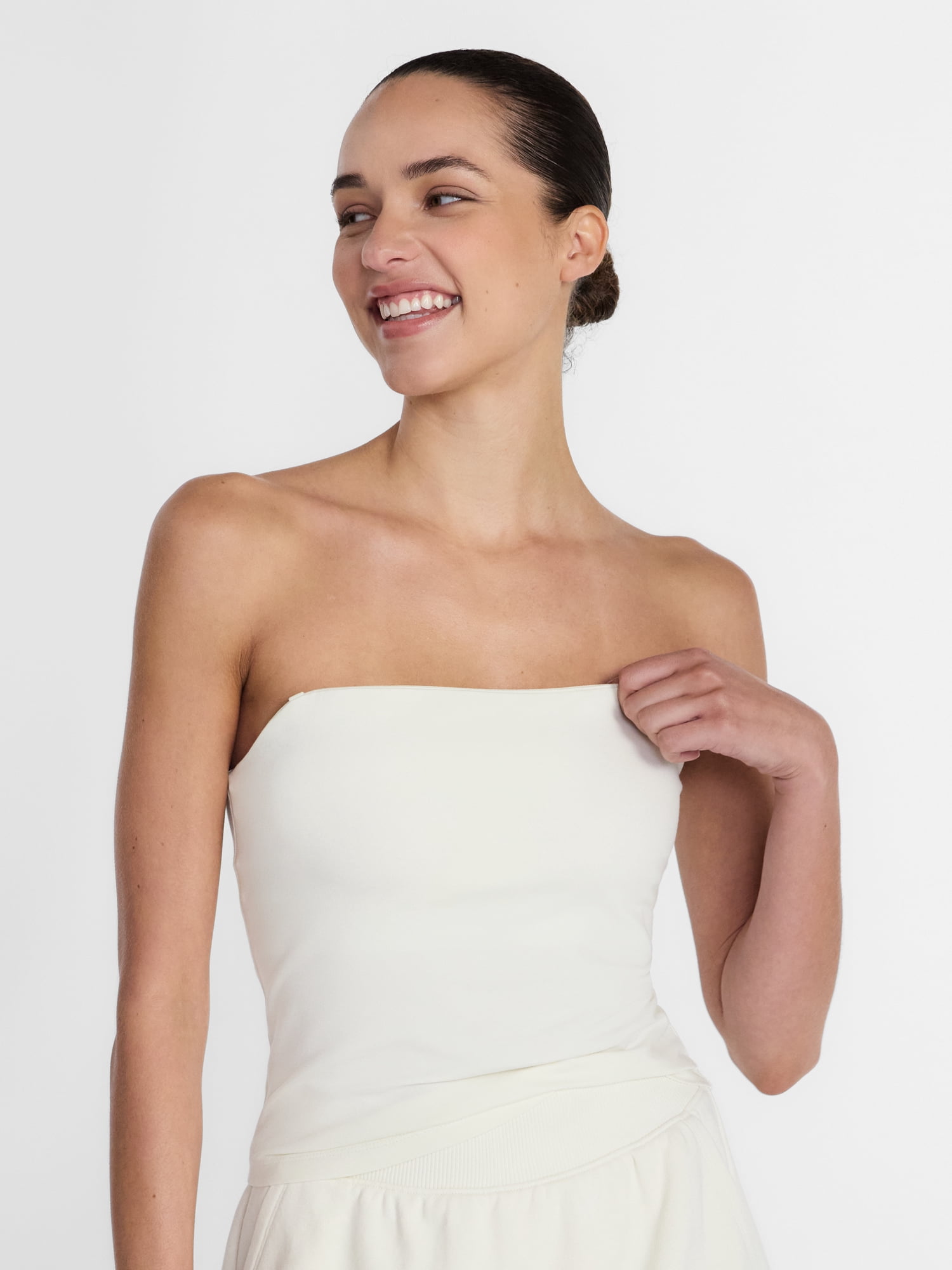 Athletic Works Women's Cotton-Blend Tube Top, Sizes XS-XXXL