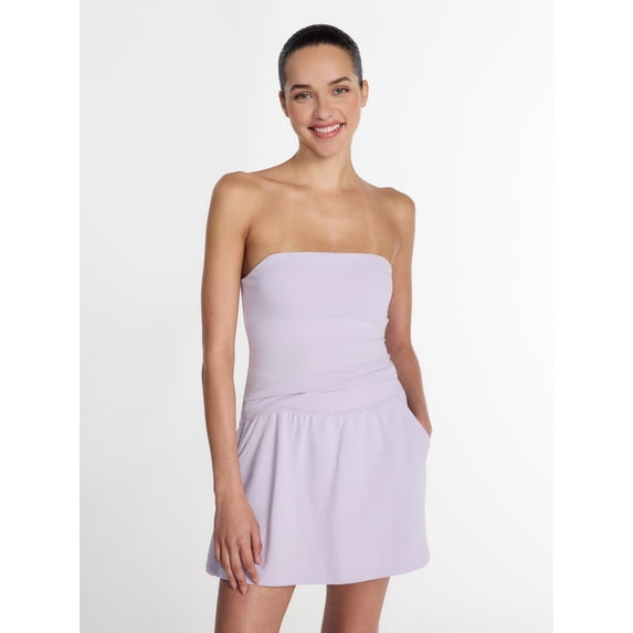 Athletic Works Women's Cotton-Blend Tube Top, Sizes XS-XXXL