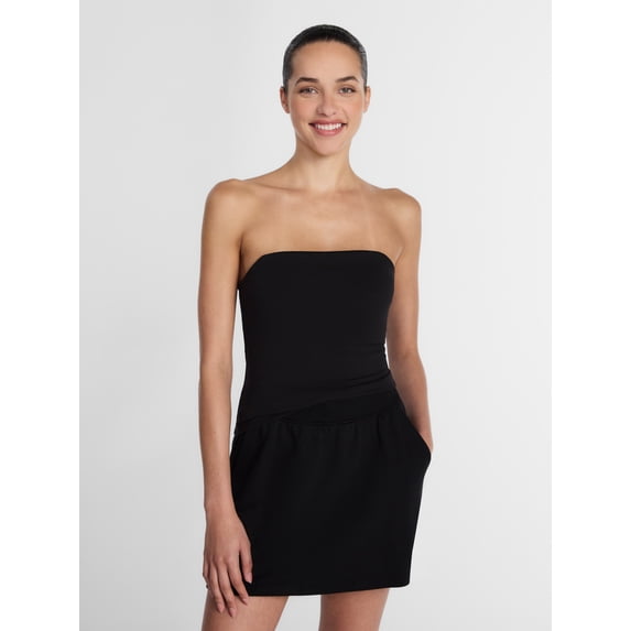 Athletic Works Women's Cotton-Blend Tube Top, Sizes XS-XXXL