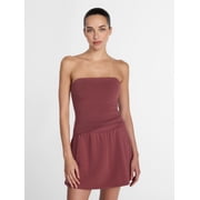Women's Cotton-Blend Tube Top, Sizes XS-XXXL