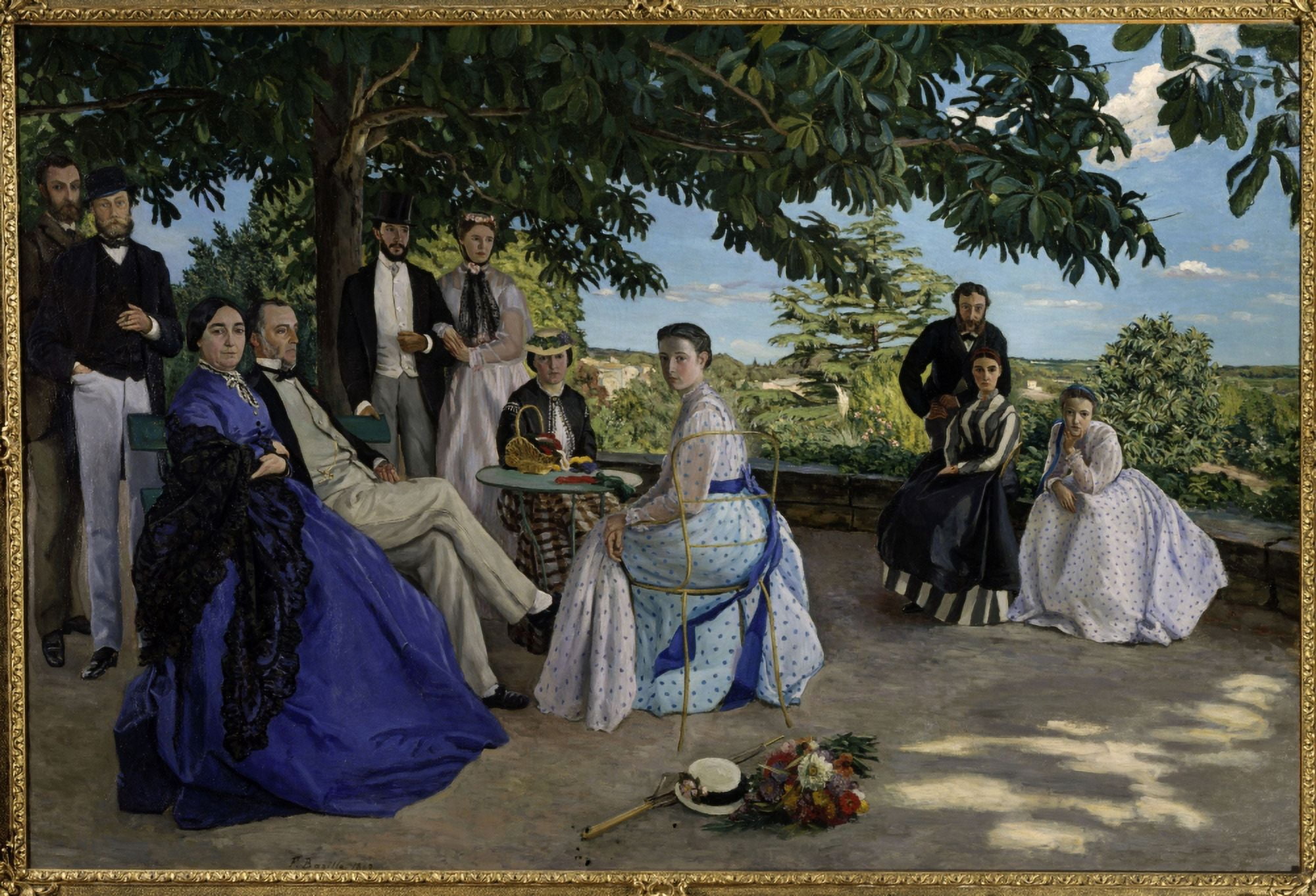 4160 Frederic Bazille (1841-1870) French School Canvas Art - (24 x 18)