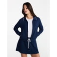 thumbnail image 1 of Avia Women's and Women's Plus Zip Front Pique Knit Jacket, Sizes XS-4X, 1 of 7
