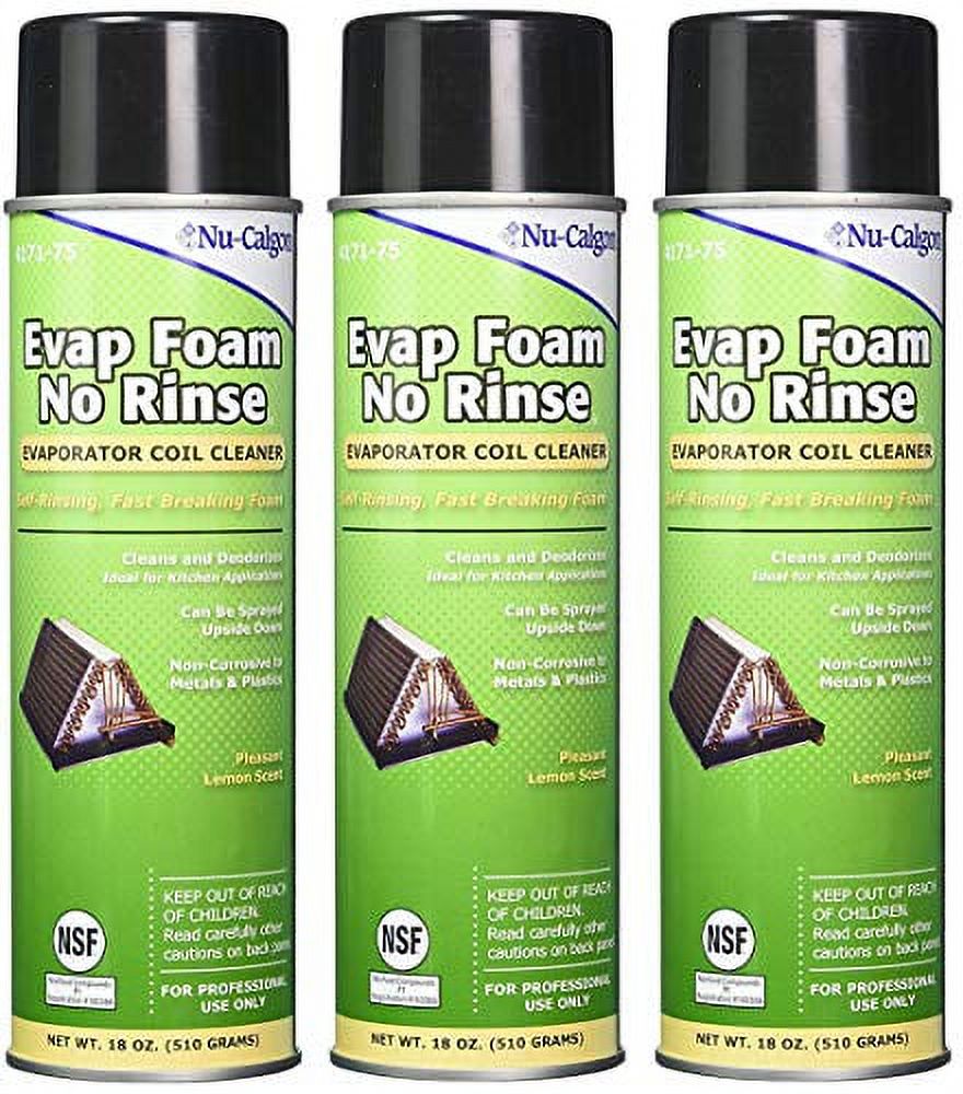 417175 Evap Foam Evaporator Coil Cleaner, 18 oz. (3(Pack))