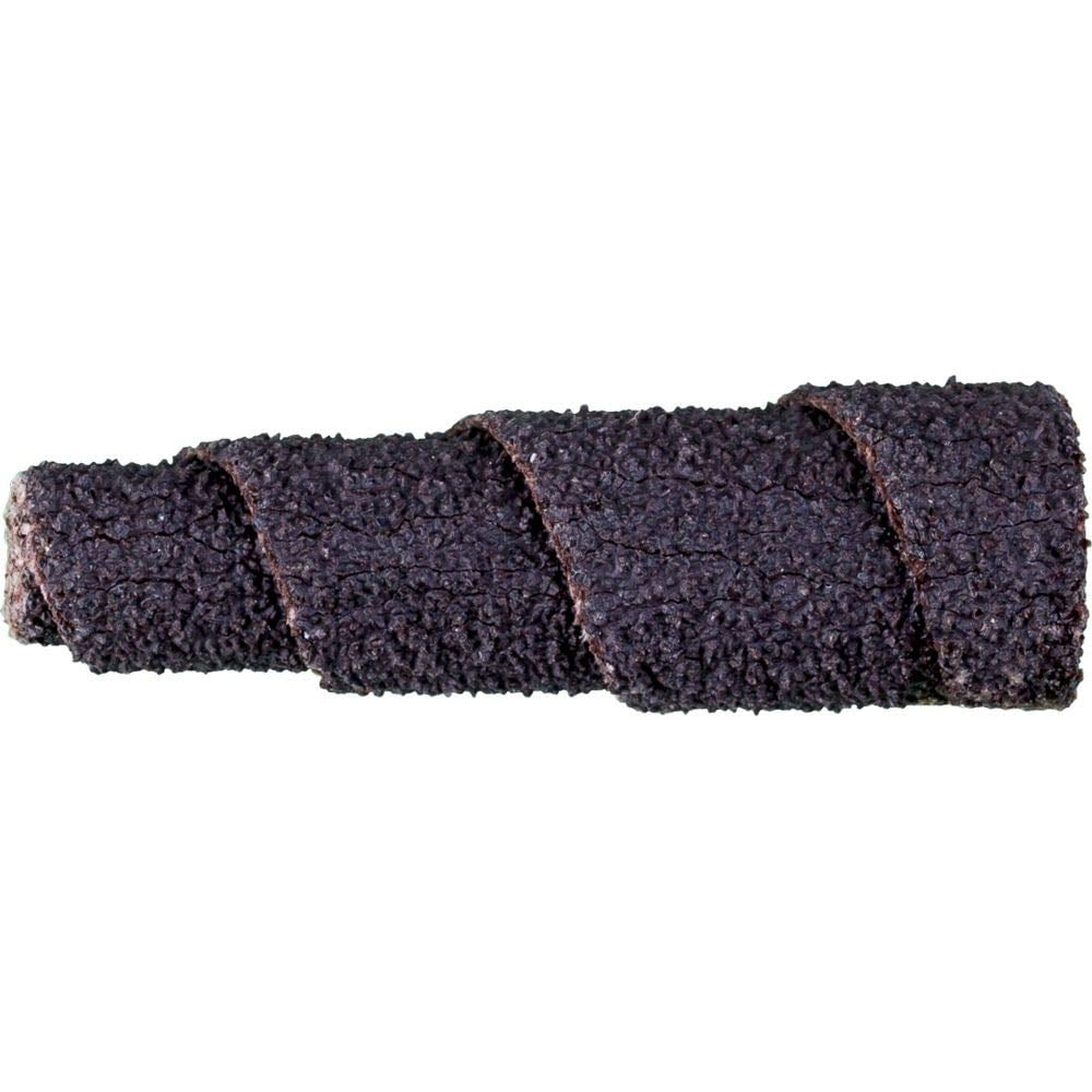 41827 tapered cartridge roll, aluminum oxide a, 1/2" diameter x 11/2" length, 1/8" arbor hole