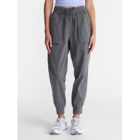 Avia Women's and Women's Plus Relaxed Fit Joggers, 28'' Inseam, Sizes XS-4X
