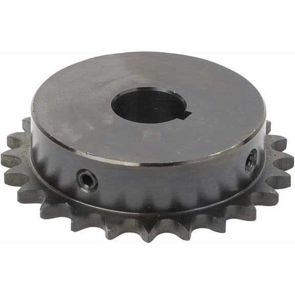 41B24 #41 Chain Gear 1" Bore 1/4 Keyway 24 Tooth Gate Opener