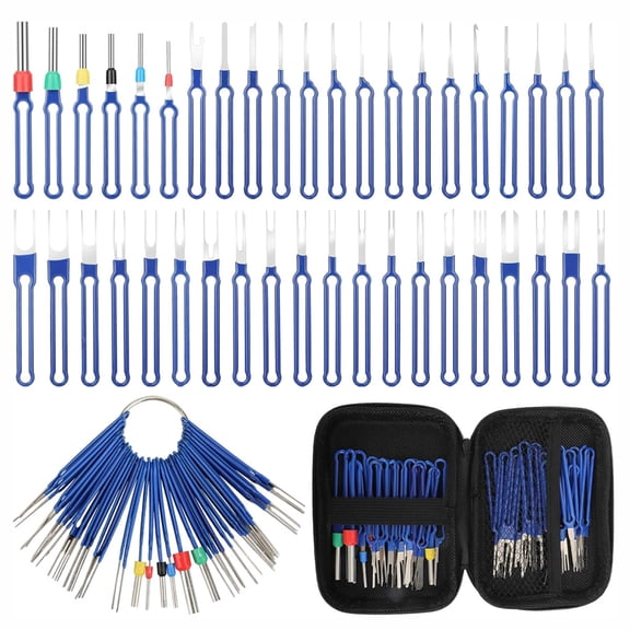 41PC Stainless Steel Quick Release Lock Pin Set with Lanyards Heavy Duty Spring Loaded Ball Lock Hitch Pins For Trailer RV Boat Farm Equipment Truck Towing Hardware Replacement Kit