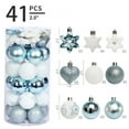 thumbnail image 1 of 41Pcs Christmas Decorations 2inch Christmas Ball Stars Painted Set, 41Pcs Christmas Tree Pendant Christmas Decorations 【Exquisite Design】, 1 of 6