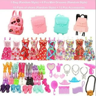 10 Pcs / lot Fashion MIxed style mixed color bag for barbie doll New Doll  accessories Free shipping - AliExpress