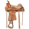 thumbnail image 1 of 41SS 8 In Kids Youth Children Miniature Pony Saddle Leather Pleasure Western, 1 of 7