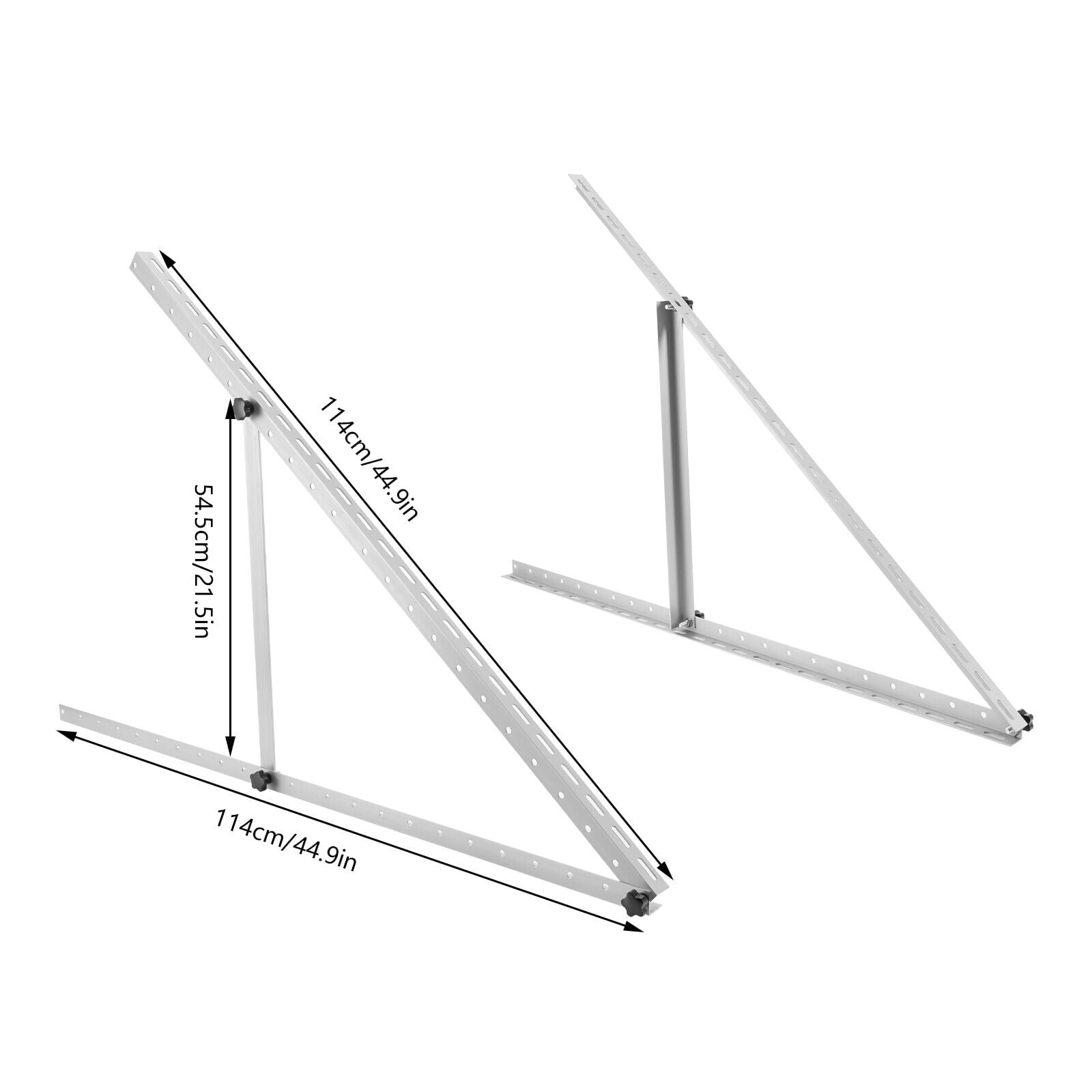41in/ 45in Adjustable Solar Panel RV Tilt Mount Brackets for Boat Roof ...