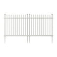thumbnail image 1 of 41in H x 44in W (2 Panels) No Dig Zippity Burbank Fence Panel Kit, No Dig Fence Panels, White Vinyl Fences for Yard, Temporary Fence for Backyard, White Picket Fence Garden Border, DIY Fence ZP19057, 1 of 9