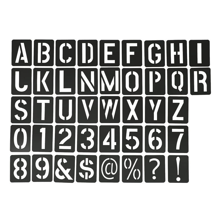 41pcs Letter Number Stencils Alphabet Templates Graffiti Hollowed-out Templates - Walmart.com graffiti-stencils-8-free-pdf-printables-printablee