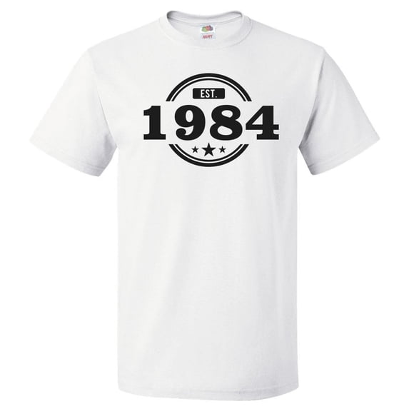 42nd Birthday Gift For 42 Year Old Established 1984 T Shirt