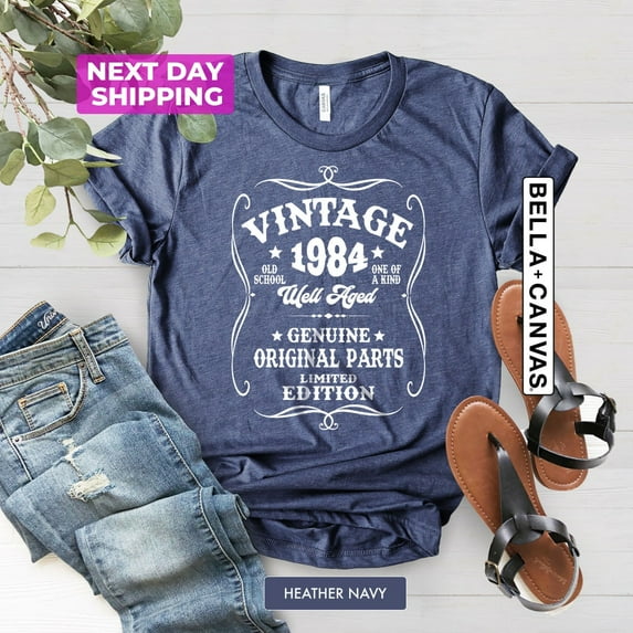 41st Birthday Shirt, Well Aged 1984 Tee, Vintage 1984 Shirt, Original Parts Shirt, Limited Edition Tee, 1984 Vintage Shirt, 1984 Retro Shirt Sweatshirt All Size S-5XL