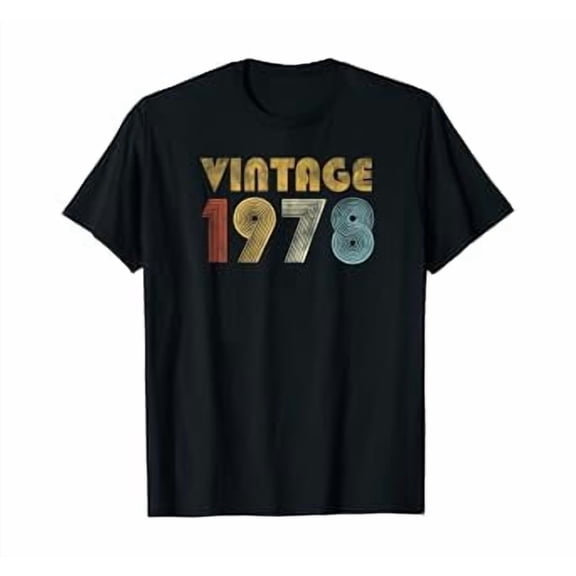 41th Birthday Gift Vintage 1978 T-Shirt Distressed Men Women