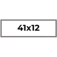 thumbnail image 1 of 41x12 Frame Slate Blue Distressed Rustic Solid Wood Picture Frame | 0.75 Inch Moulding Width |, 1 of 8